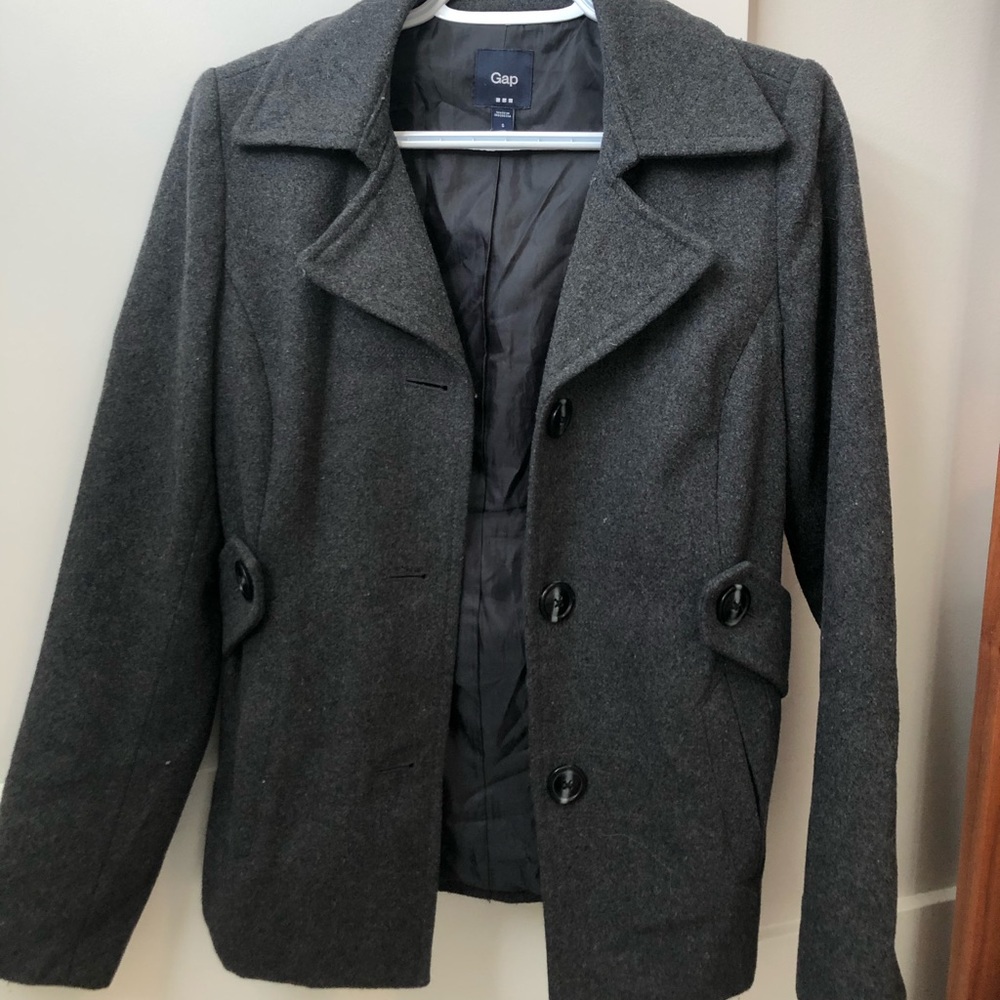 Dark grey coat